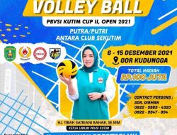 Hadiah Ratusan Juta Di Turnamen Volly PBVSI Kutim Cup II Open 2021