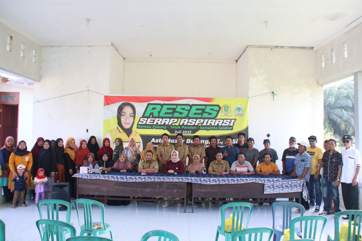 Asti Mazar Bulang SE MSi melakukan penyerapan aspirasi masyarakat di daerah pemilihan (dapil) II