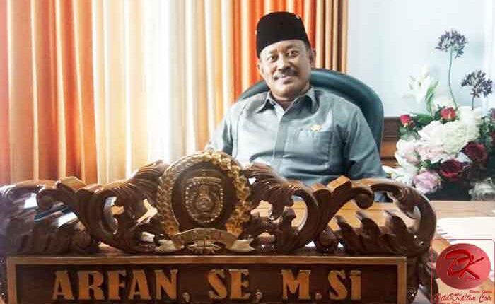 Wakil Ketua 2 Dewan Perwakilan Rakyat Daerah (DPRD) Kabupaten Kutai Timur (Kutim) Arfan, S.E., M.Si