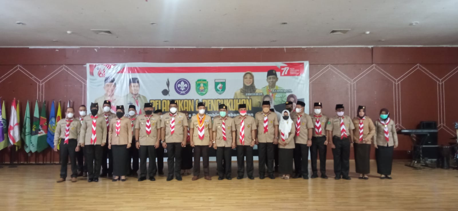 6 anggota DPRD di lantik dan di kukuhkan menjadi pengurus Majelis Pembimbing Cabang (Mabicab) Pramuka Kabupaten Kutai Timur (Kutim) masa bhakti 2021-2026