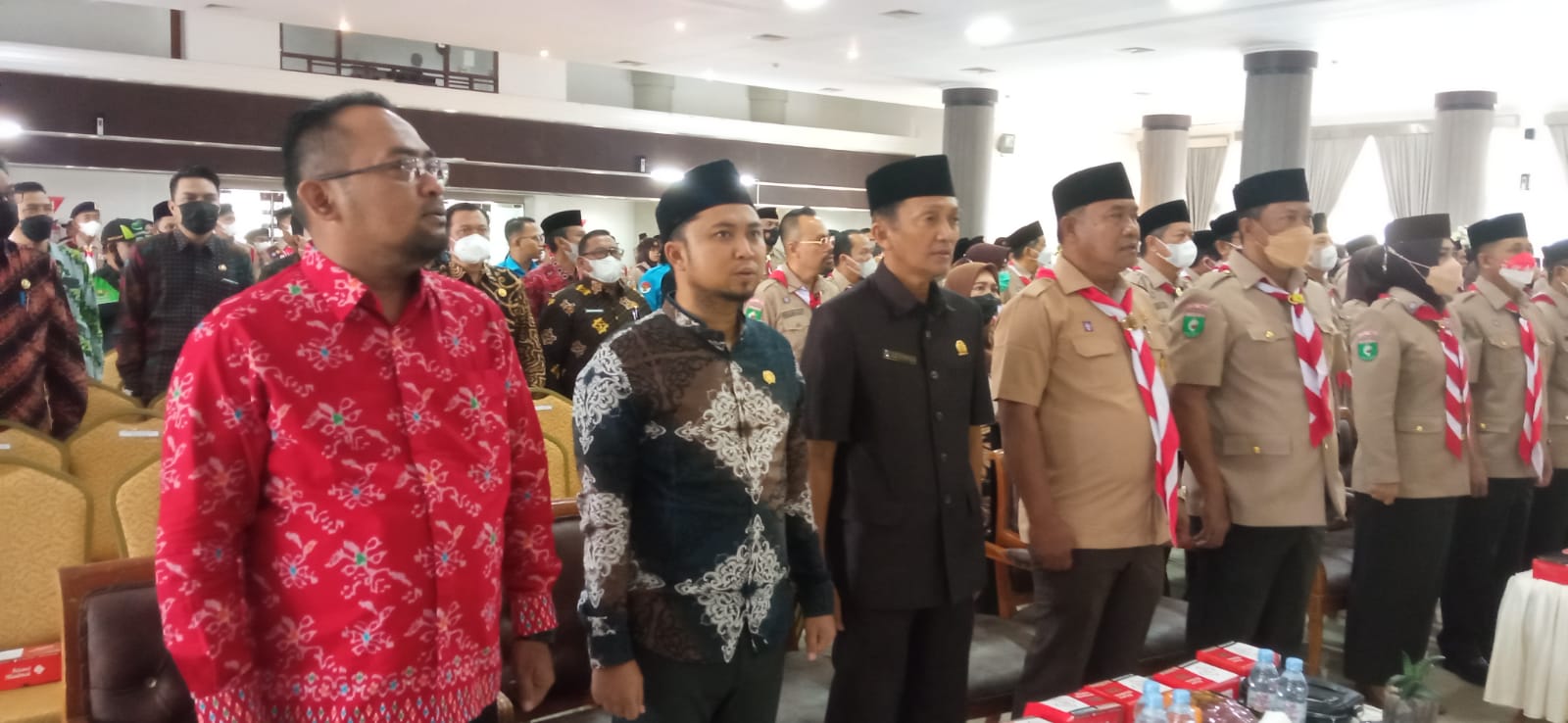 Pelantikan dan pengukuhan Majelis Pembimbing (Mabi) cabang Pramuka Kabupaten Kutai Timur(Kutim) turut dihadiri unsur pimpinan serta beberapa anggota DPRD
